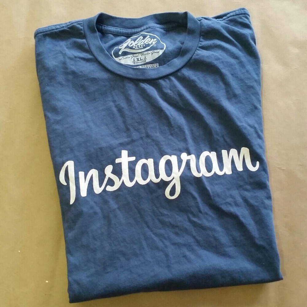 INSTAGRAM LOGO SPELLOUT TSHIRT |  XL